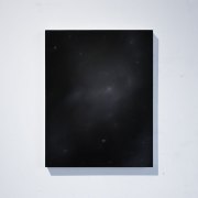Peter Halasz, Dark Star I, 2018, Oil on Panel, 14 x 11 Inches