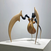 Eiichi Tsujino, Bramonti, 2024, camphor tree, beech tree, 12.5(w) x 16(d) x 11(h) inches