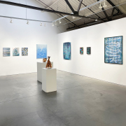 Philip Willem Badenhorst + Eiichi Tsujino <i>Crossroads - Meeting of Minds</i> exhibition installation view at Nancy Toomey Fine Art, 2024