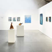 Philip Willem Badenhorst + Eiichi Tsujino <i>Crossroads - Meeting of Minds</i> exhibition installation view at Nancy Toomey Fine Art, 2024