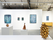 Philip Willem Badenhorst + Eiichi Tsujino <i>Crossroads - Meeting of Minds</i> exhibition installation view at Nancy Toomey Fine Art, 2024