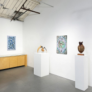 Philip Willem Badenhorst + Eiichi Tsujino <i>Crossroads - Meeting of Minds</i> exhibition installation view at Nancy Toomey Fine Art, 2024