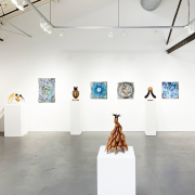 Philip Willem Badenhorst + Eiichi Tsujino <i>Crossroads - Meeting of Minds</i> exhibition installation view at Nancy Toomey Fine Art, 2024