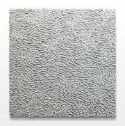 Robert Sagerman, "8,684," 2024, pigment and polymer on panel, 26 x 25 inches