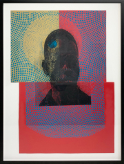 Rodney Ewing and Tahiti Pehrson, <i>Echo,</i> 2020, silkscreen on hand-cut paper, 44.75 x 33 inches