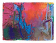 Brian Rutenberg, <i>Looming Pine 7,</i> 2018, Oil on Paper, 22.5 x 30 Inches