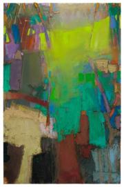 Brian Rutenberg, Pine Lakes 7, 2008, Oil on Linen, 55 x 36 Inches