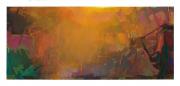 Brian Rutenberg, <i>Pool 5,</i> 2012, Oil on Linen, 26 x 60 Inches