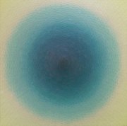 Lisa Bartleson, Sphere 0513.31.14, 2013, Resin and Mixed Media on Board, 31 x 31 x 2 Inches