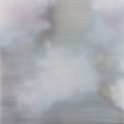 Miya Ando, <i>Yoake Dawn, 5.5,</i> 2018, Pigment, Urethane, Dye, and Pigment on Aluminium, 60 x 60 Inches