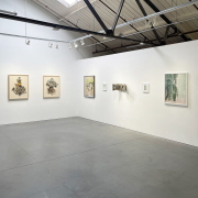 "Turning the Page" group show curated by Donna Seager at Nancy Toomey Fine Art installation view (2025)