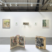 "Turning the Page" group show curated by Donna Seager at Nancy Toomey Fine Art installation view (2025)