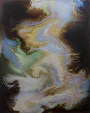 Suzan Woodruff, Echo Maker, 2015, Acrylic on Panel, 48 x 60 Inches